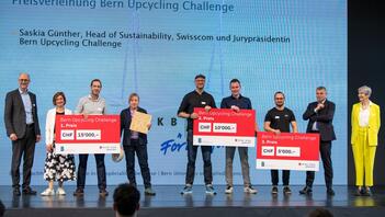 Scrimber gewinnt die erste Bern Upcycling Challenge!